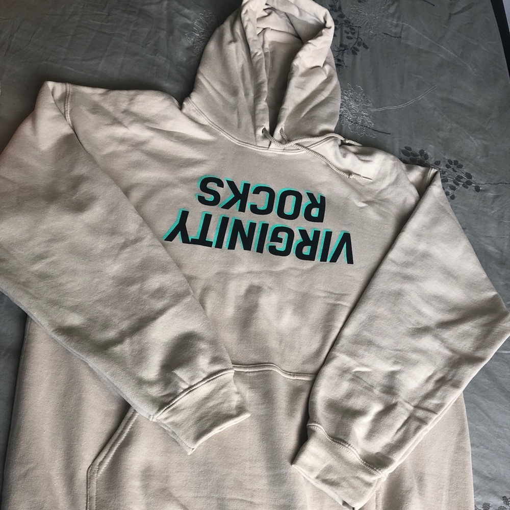 Virginity rocks hoodie brand new